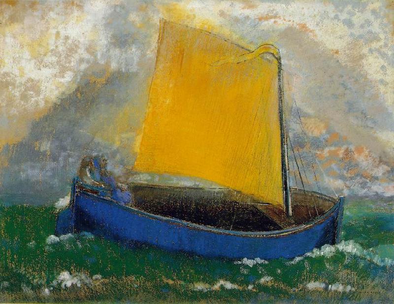Odilon Redon The Mystical Boat China oil painting art